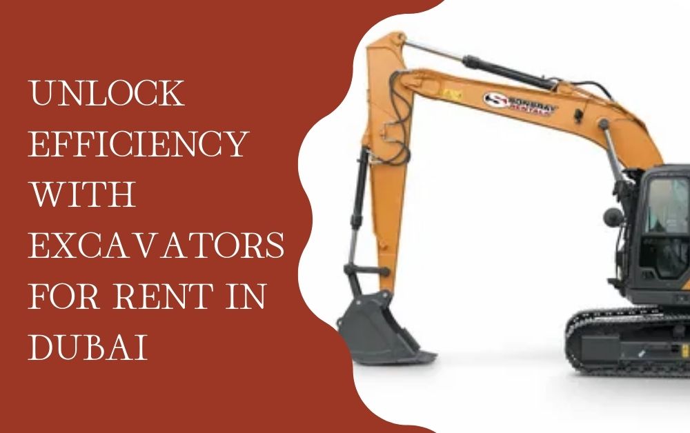 Unlock Efficiency with Excavators For Rent In Dubai